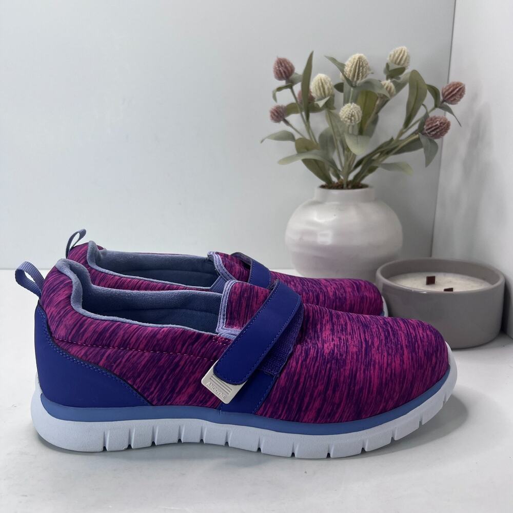 Anodyne No 11 Sport Trainers Diabetic Shoes Slip On Purple Pink Women’s US 11W - Picture 3 of 9